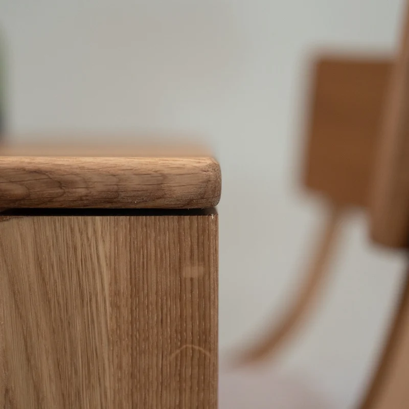 Table à manger en bois massif de chêne Mauritz 4 - NordicStory
