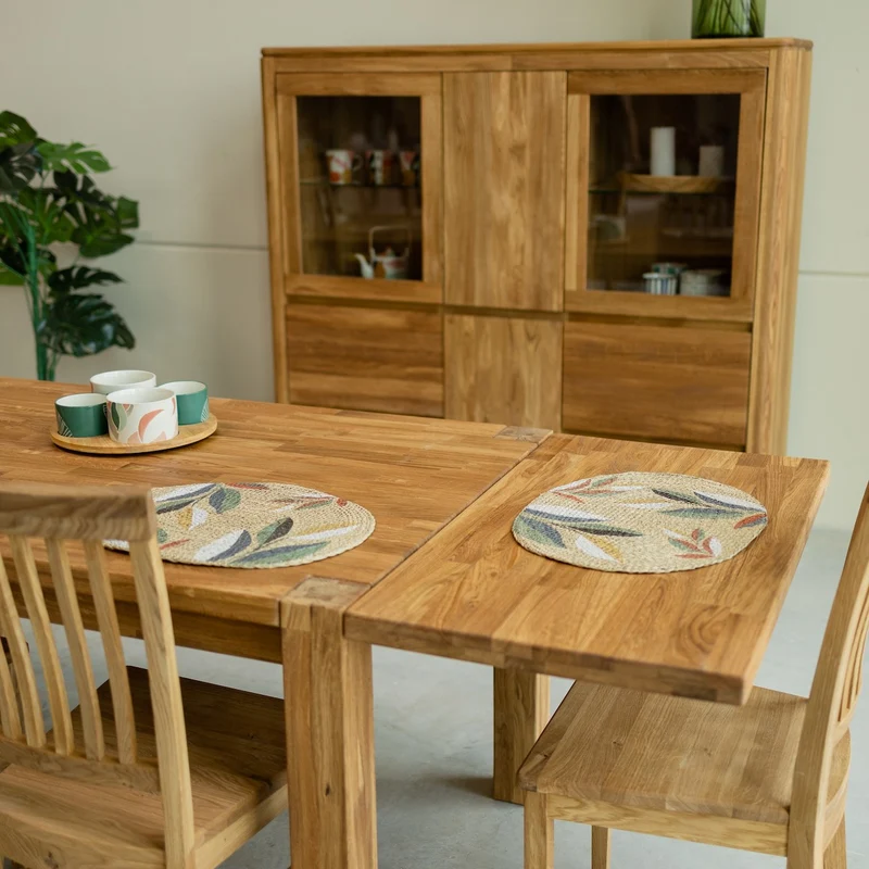 Table à manger extensible en chêne massif Mauritz 1 - NordicStory