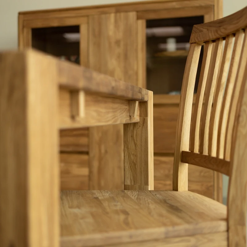 Table à manger extensible en chêne massif Mauritz 1 - NordicStory