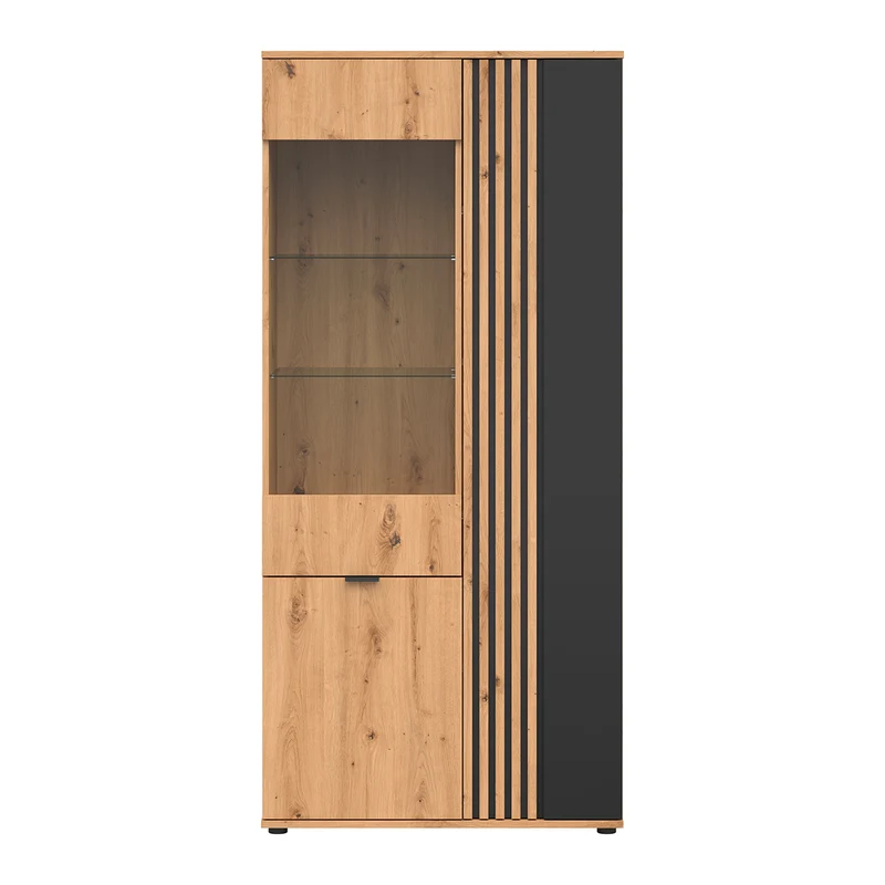 Vaisselier 3 portes Ezra Bois