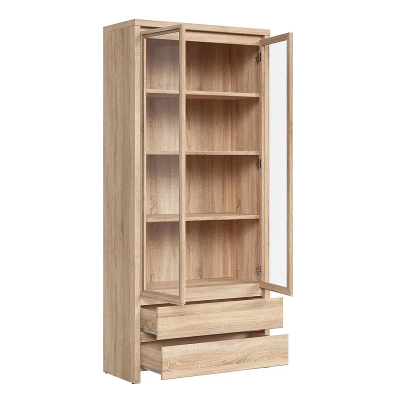 Vaisselier 2 portes 2 tiroirs Soren Bois