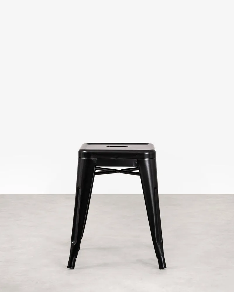 Taburete Bajo de Metal Tolik