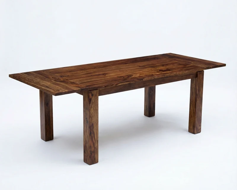 Table à dîner Avadi extensible 71" à 103"– sheesham massif brun