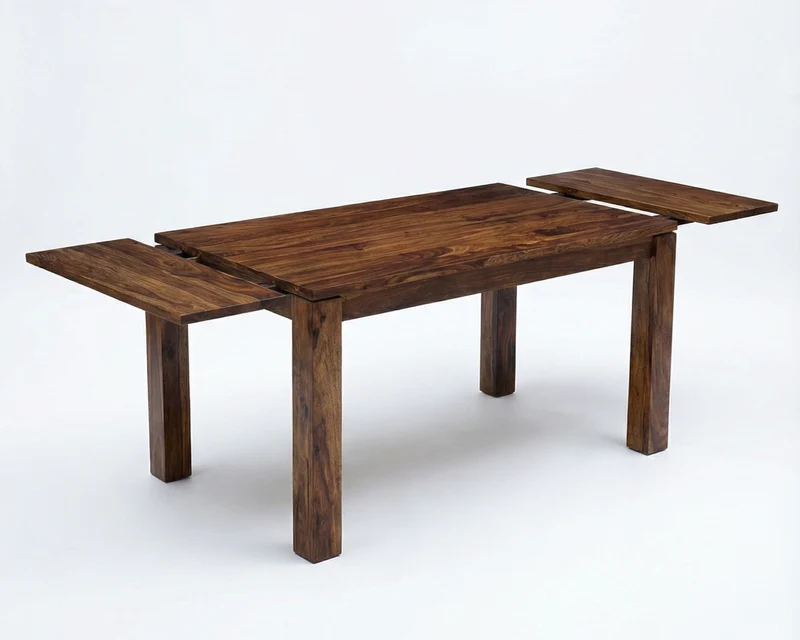 Table à dîner Avadi extensible 71" à 103"– sheesham massif brun