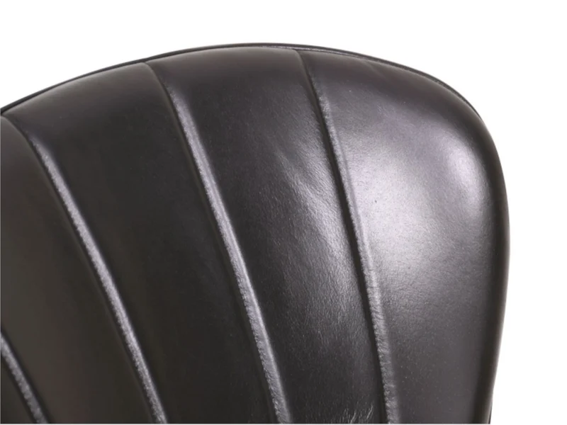 Chaise Gloria cuir noir