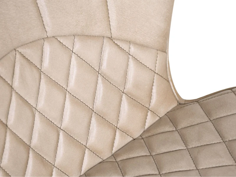 Chaise Gloria cuir moka