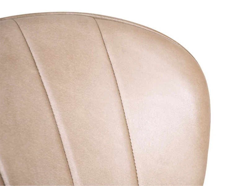 Chaise Gloria cuir moka