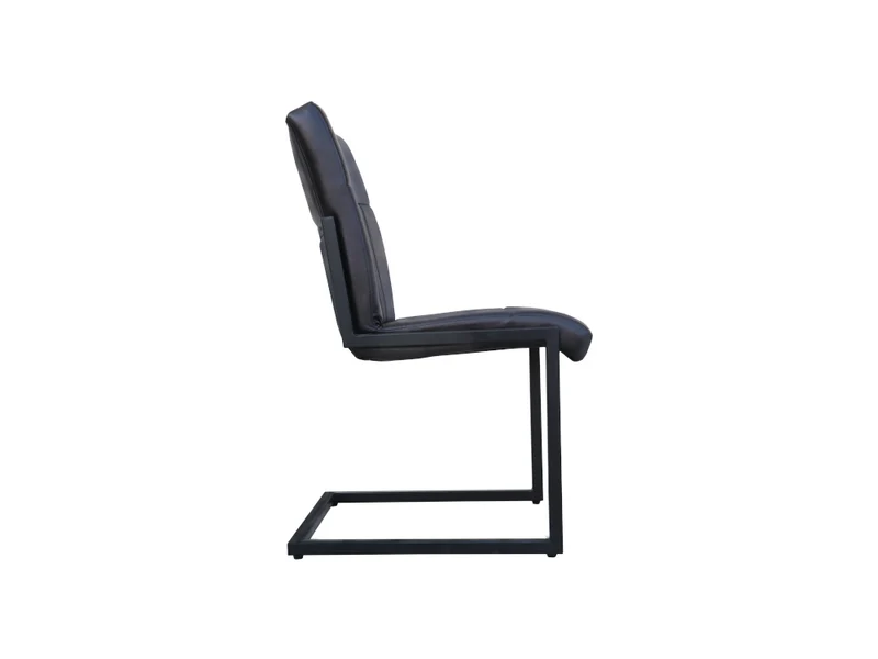 Chaise Newton cuir noir