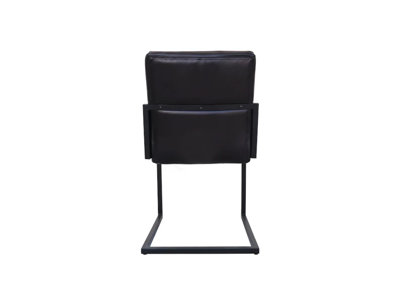 Chaise Newton cuir noir