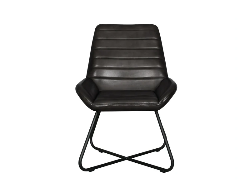 Chaise Merida cuir noir