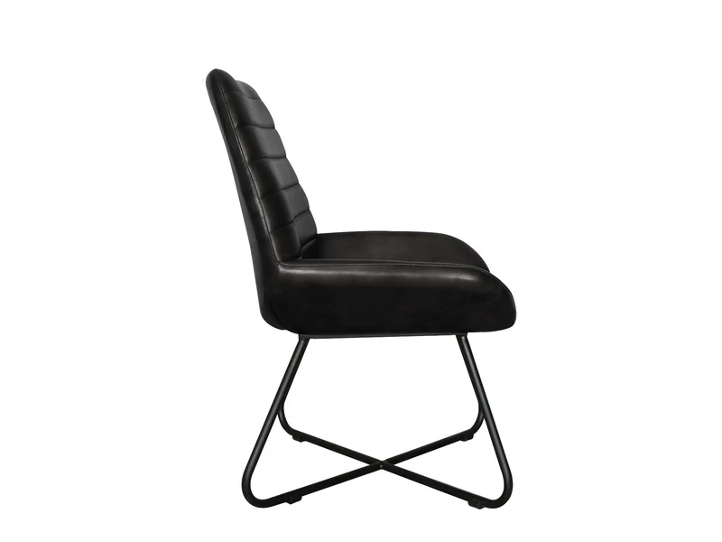 Chaise Merida cuir noir
