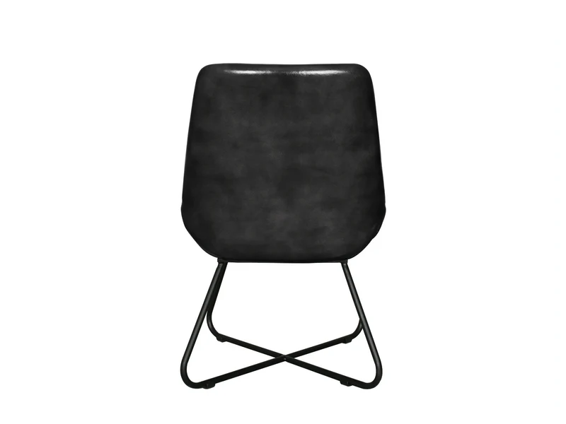 Chaise Merida cuir noir