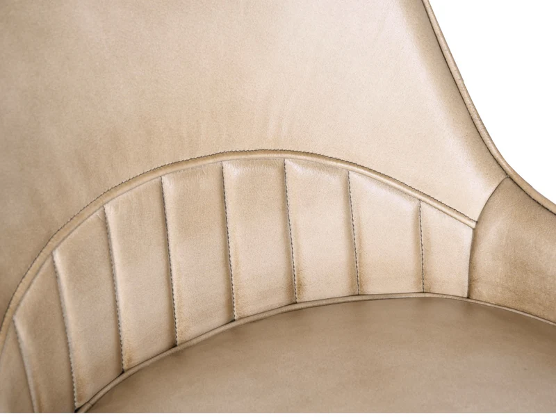 Chaise Nina cuir moka
