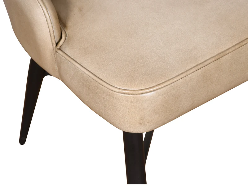 Chaise Nina cuir moka