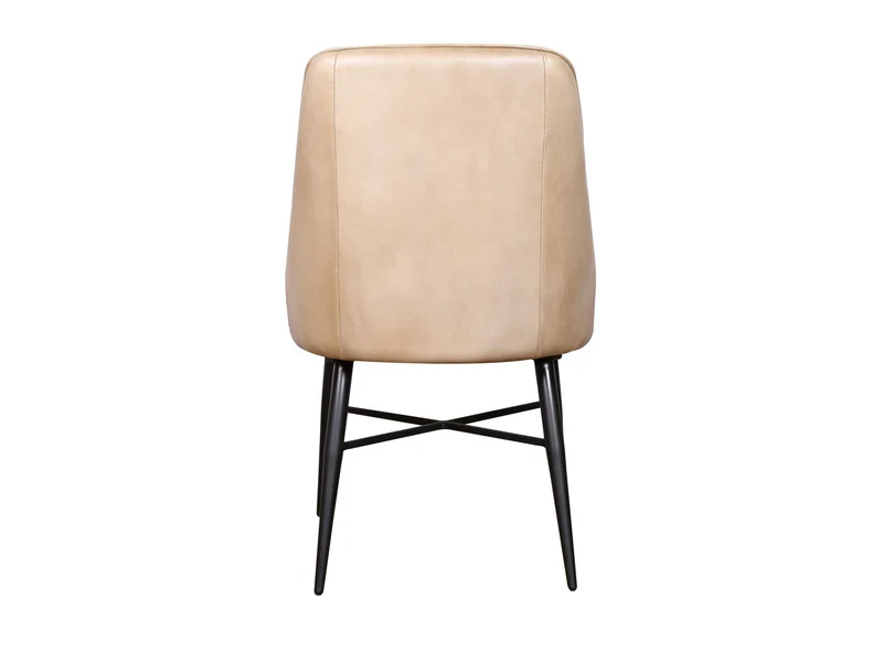 Chaise Nina cuir moka