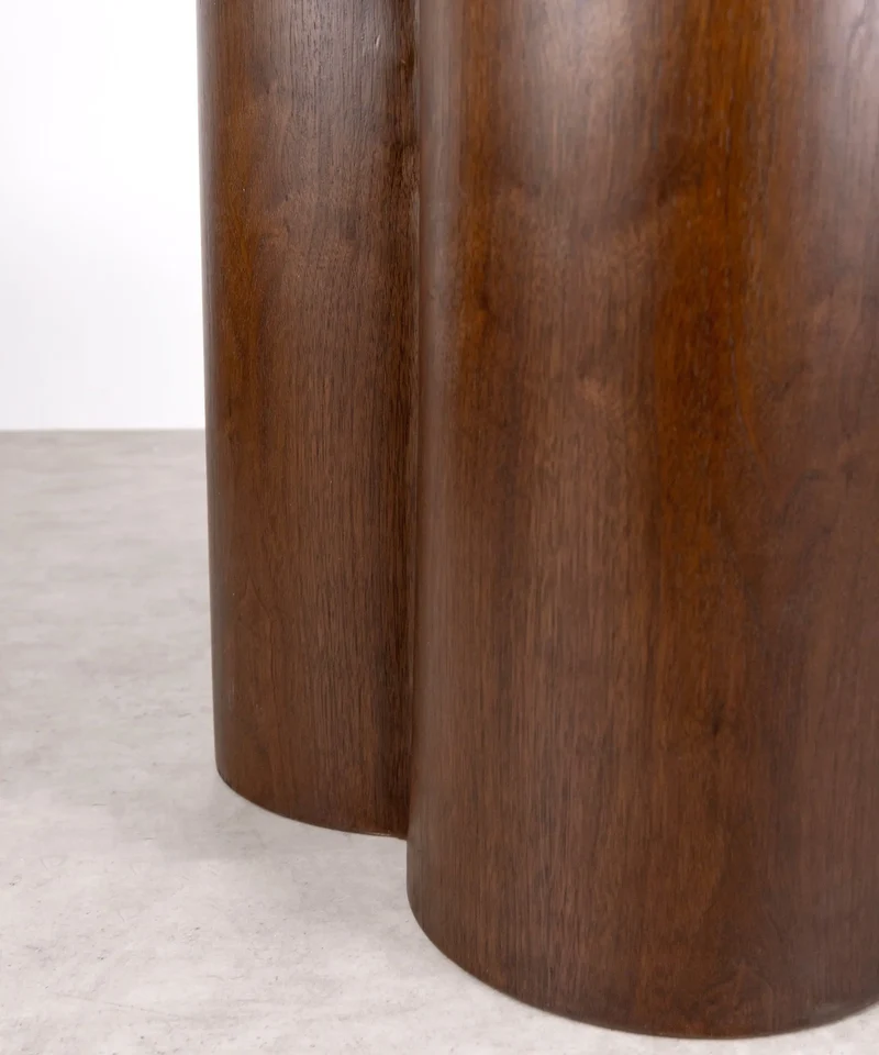 Mesa de Comedor Redonda en Madera Irene (120 cm)