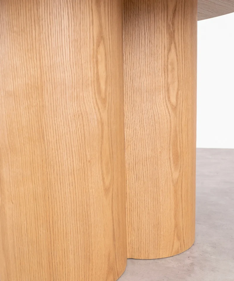 Mesa de Comedor Redonda en Madera Irene (120 cm)