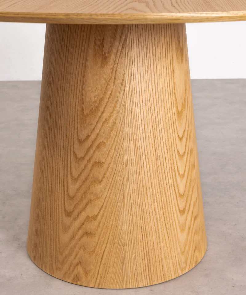 Mesa de Comedor Redonda en Madera Nelly (120 cm)