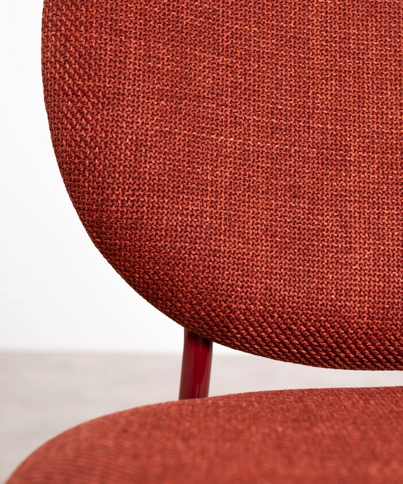 Silla de Comedor en Tela y Metal Maruchi