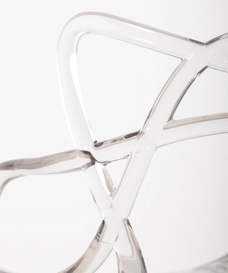 Silla de Policarbonato con Reposabrazos Ribbon