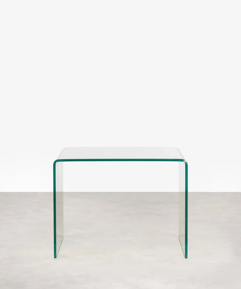 Mesa de Cristal Templado Jolene (63x50 cm)