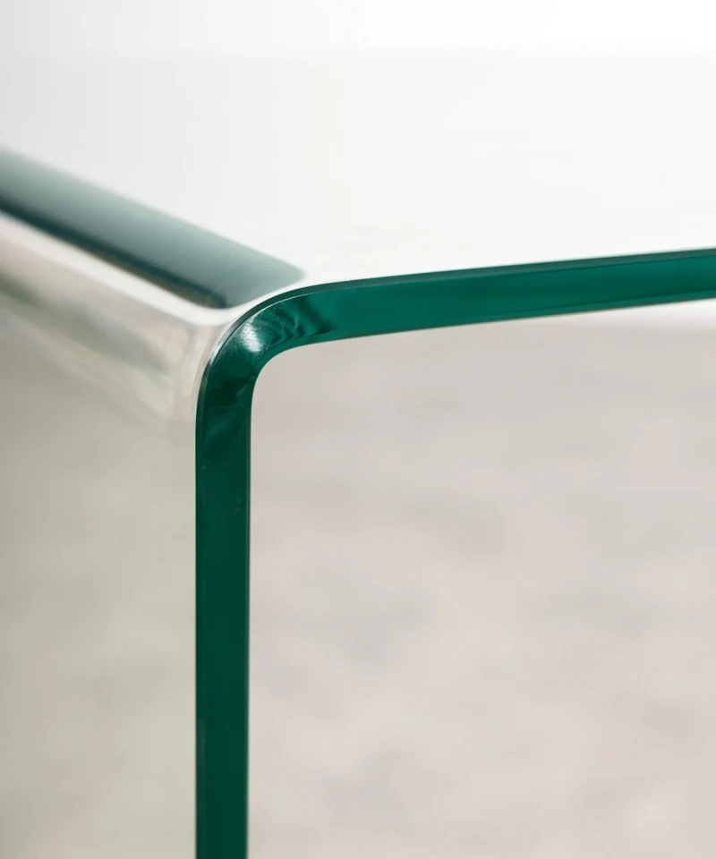 Mesa de Cristal Templado Jolene (63x50 cm)