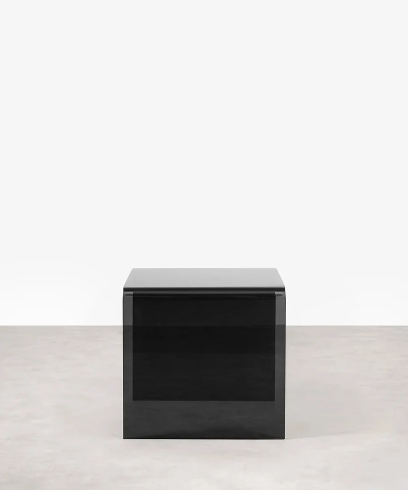 Mesa de Cristal Templado Jolene (63x50 cm)