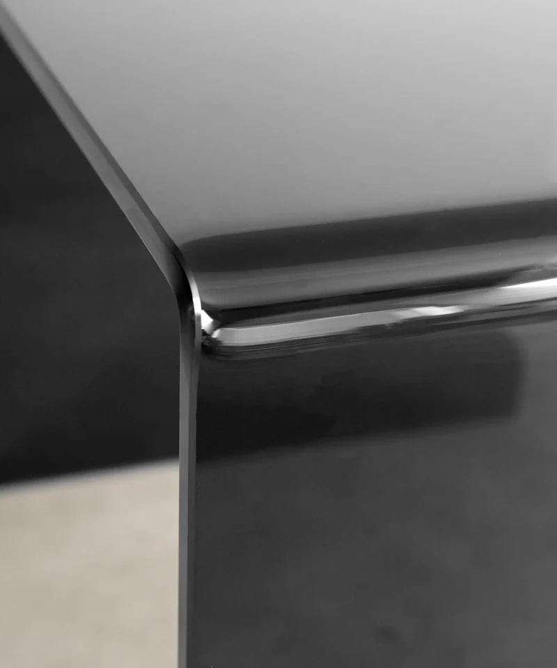 Mesa de Cristal Templado Jolene (63x50 cm)