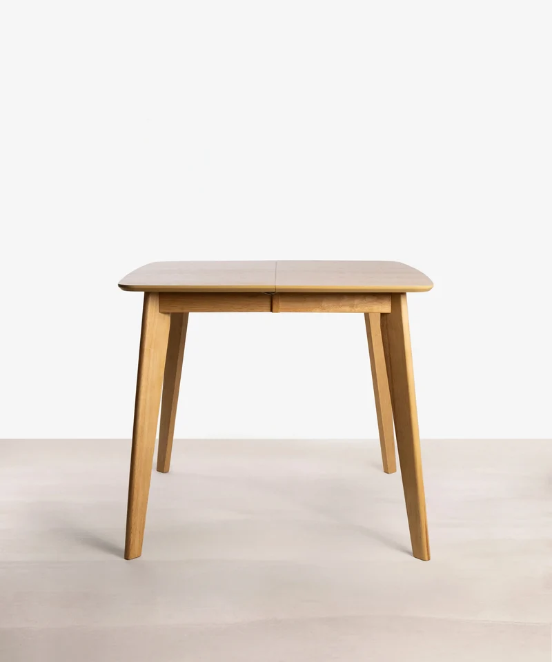 Mesa de Comedor Cuadrada en Madera Extensible Livia (90-130 x 90 cm)