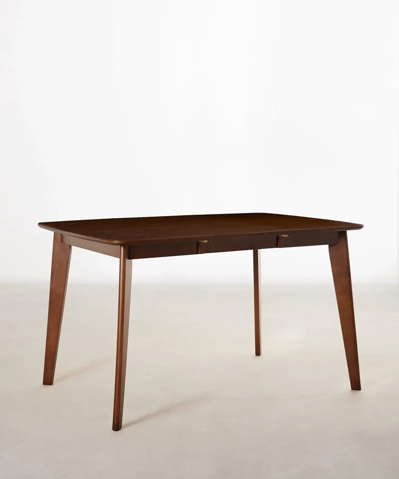 Mesa de Comedor Cuadrada en Madera Extensible Livia (90-130 x 90 cm)