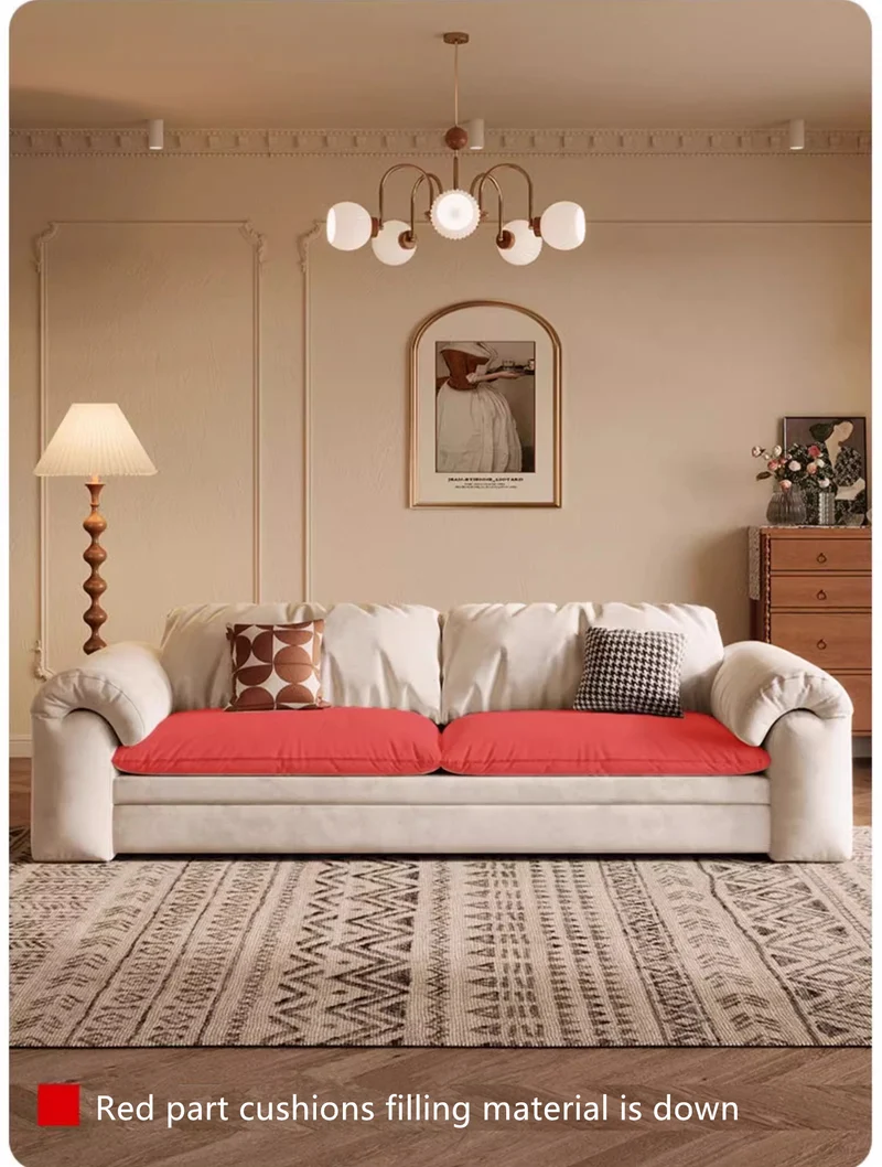 Canapé-lit multifonctionnel en tissu mat avec rangement en dessous