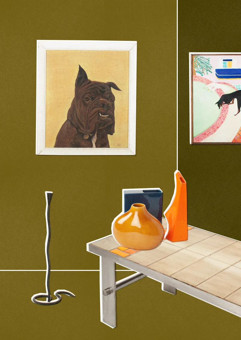 Table basse brutaliste