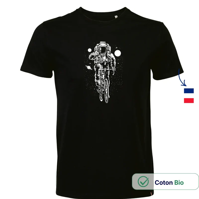 T Shirt Homme noir | Astronaute