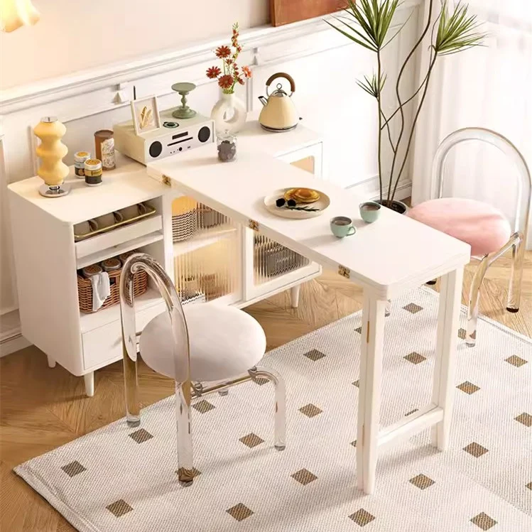 Table à manger extensible et pliable avec buffet