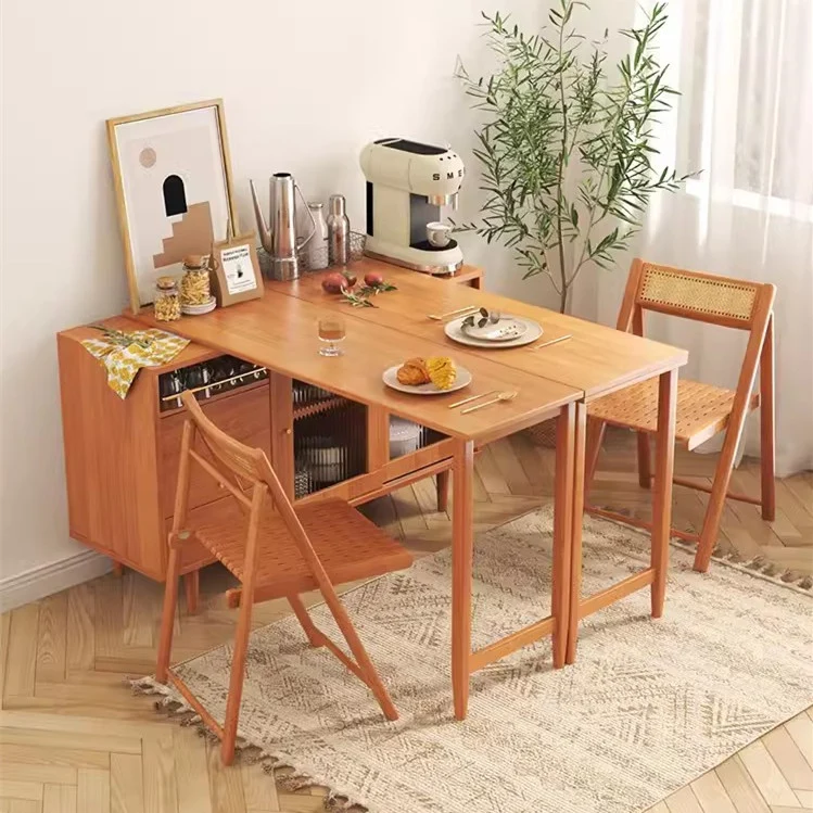 Table à manger extensible et pliable avec buffet