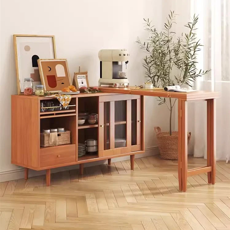Table à manger extensible et pliable avec buffet