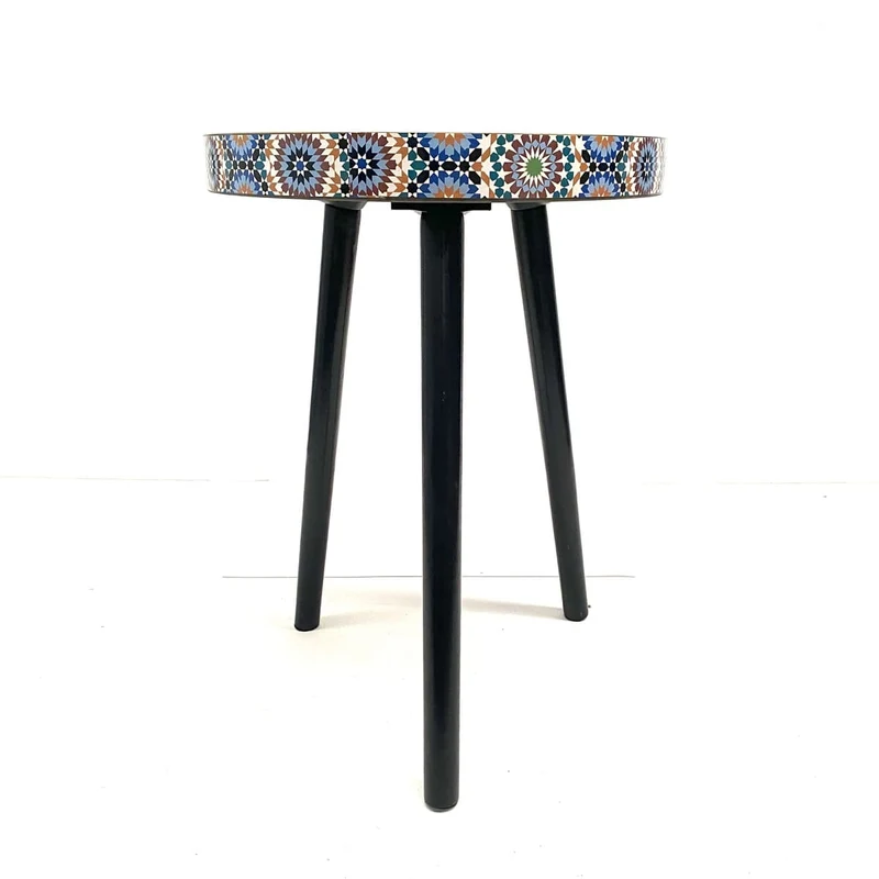 Table basse d'appoint marocaine Al-Andalus