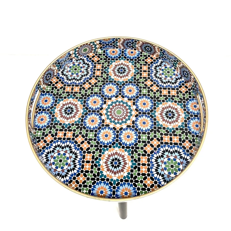 Table basse d'appoint marocaine Al-Andalus