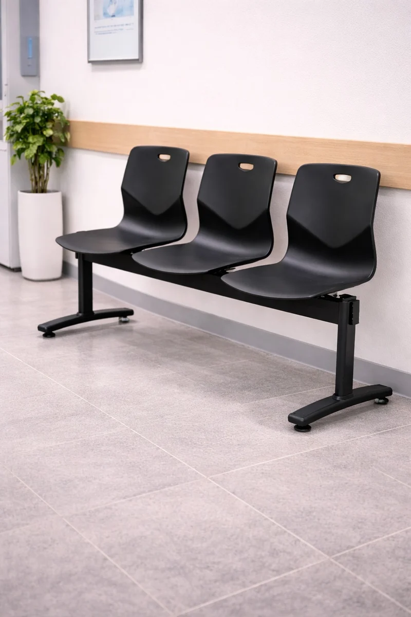 Banc Accueil Modulo 3 Places - Siège sur Poutre