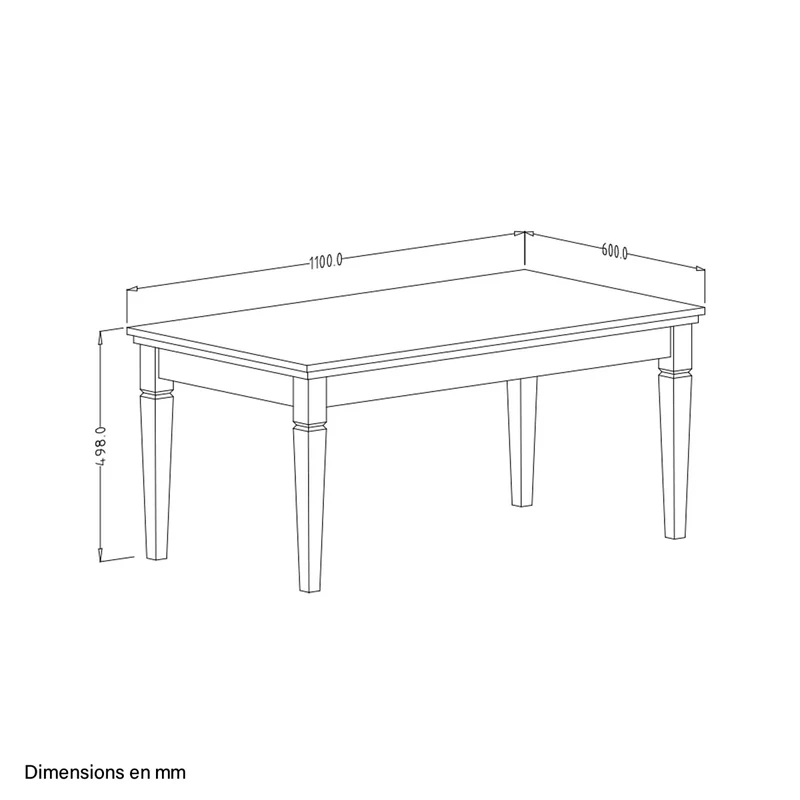 Table basse Martin Bois