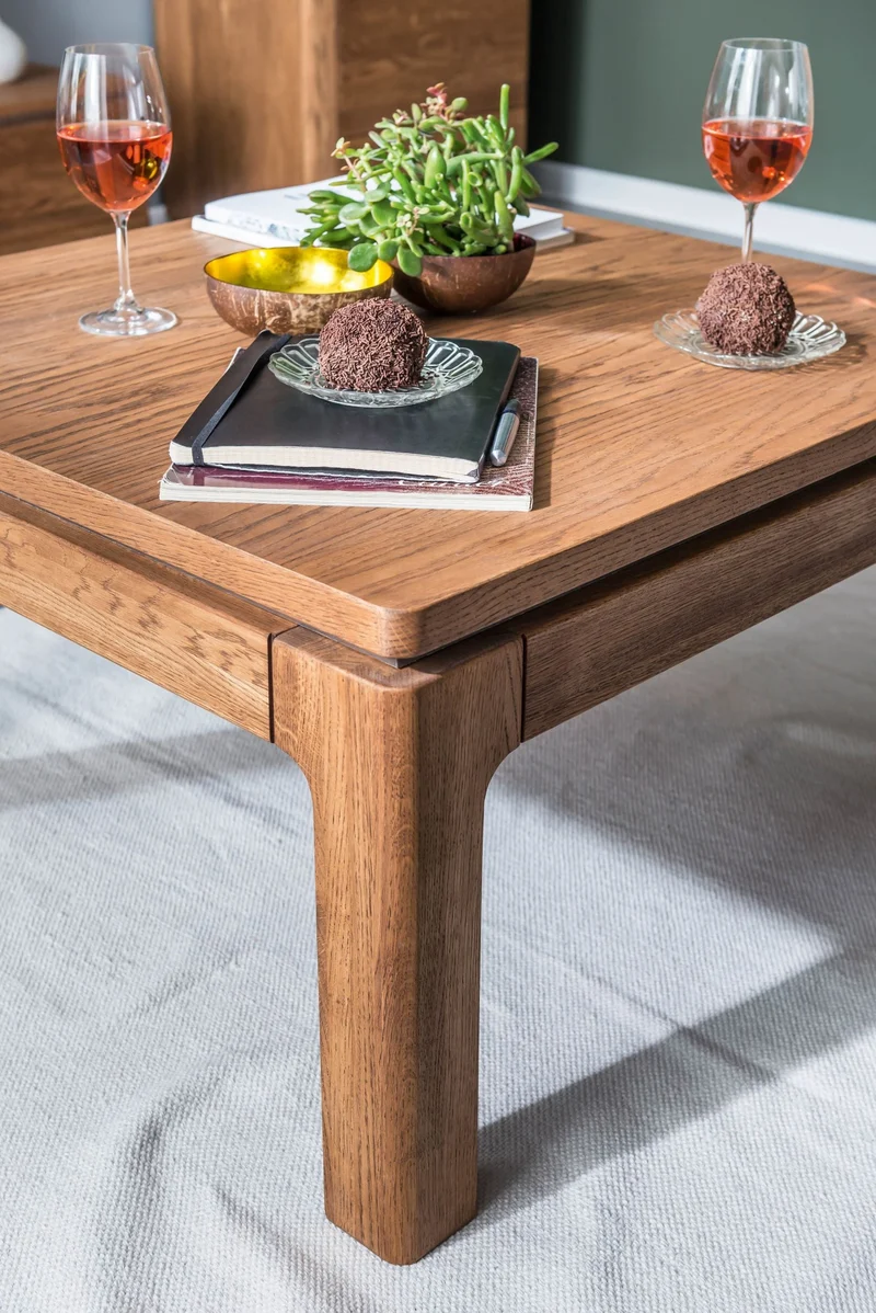 Table basse en bois de chêne Monténégro 41 - LoftStory