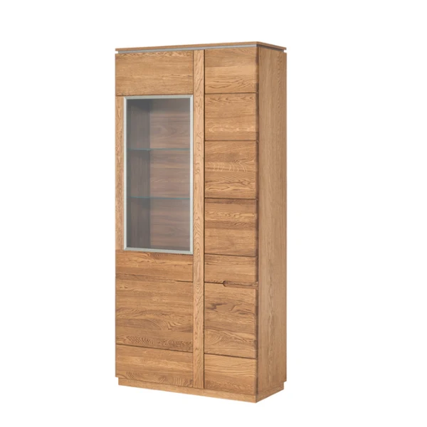 Vitrine en bois de chêne Monténégro 12 - LoftStory