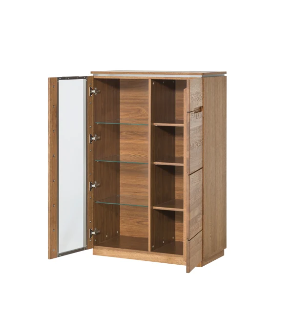 Vitrine en bois de chêne Monténégro 15 - LoftStory