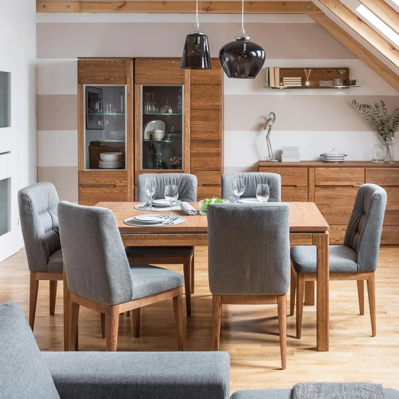 Table à manger extensible en bois de chêne Monténégro 40 - LoftStory