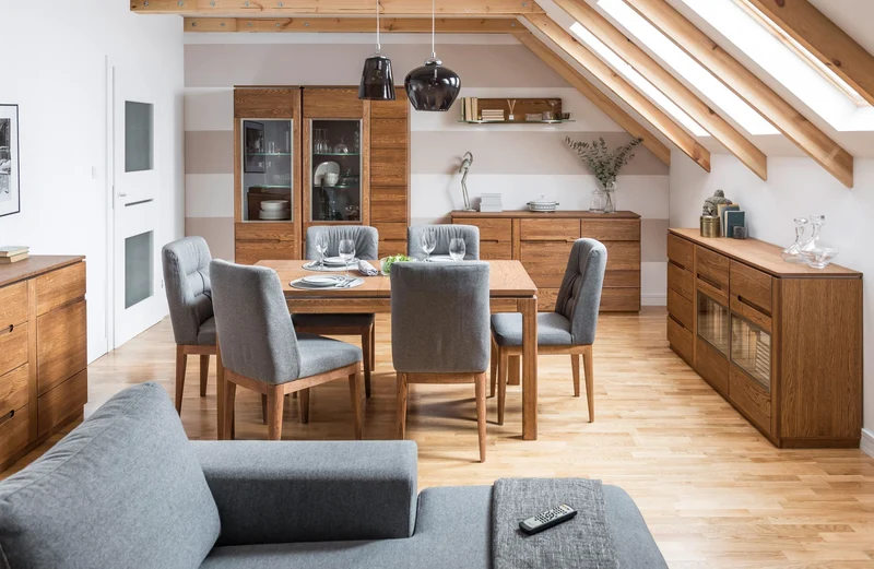Buffet en bois de chêne Monténégro 45 - LoftStory