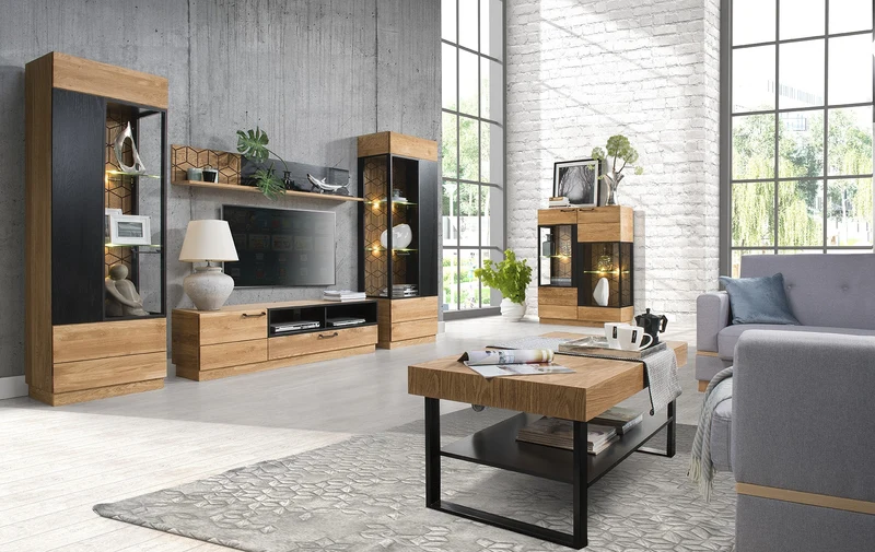 Table basse avec pieds en métal Mozaik 41 - LoftStory