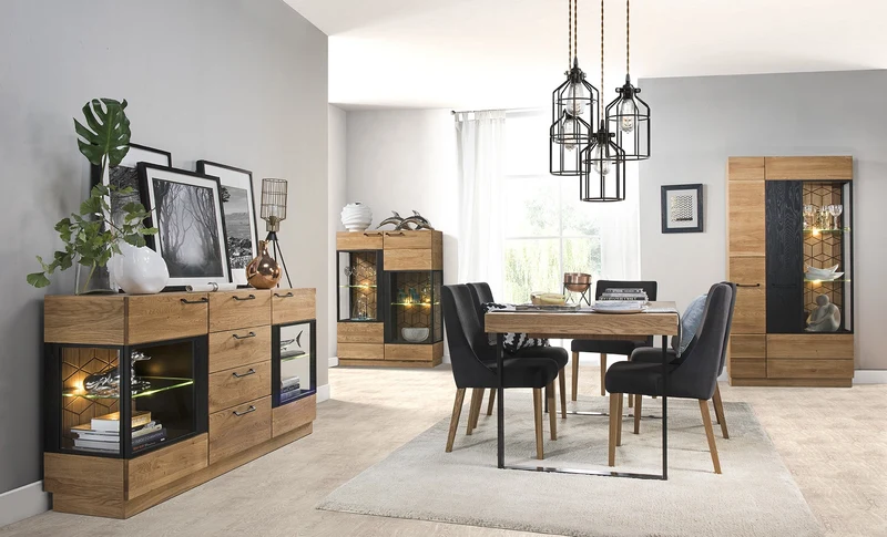 Buffet en bois de chêne Mozaik 47 - LoftStory