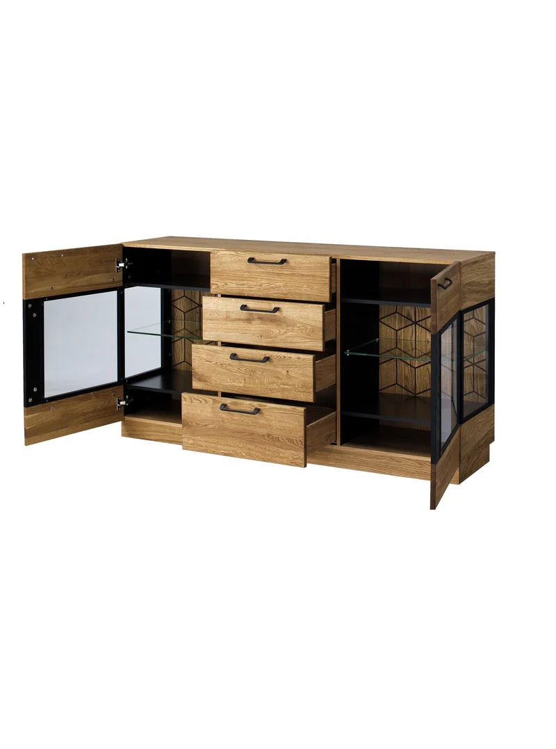 Buffet en bois de chêne Mozaik 47 - LoftStory
