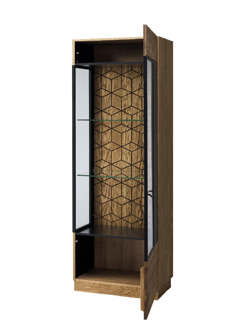 Vitrine en bois de chêne Mozaik 10 - LoftStory