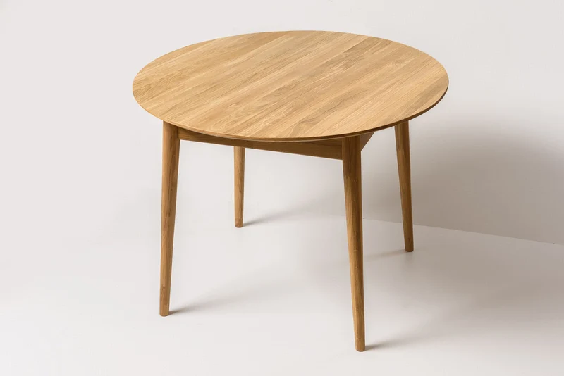 Table à manger ronde extensible en chêne massif Escandi 6 - NordicStory